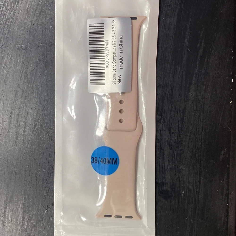 silicone watch band for apple iwatch 38/40mm pink